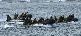 GSDF-U.S. Marines joint drill in southwestern Japan