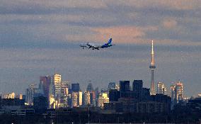 Planes Arrive At Toronto Pearson International Airport
