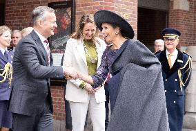 Queen Maxima Attends The Closing Of Money Week - Amsterdam