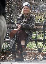 Naomi Watts On The Set Of The Friend - NYC