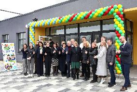 Solemn opening of lyceum in Borodianka rebuilt by Lithuania