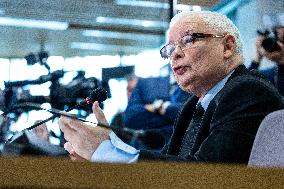 Parliamentary Committee Hears Jaroslaw Kaczynski's Case On Pegasus Spyware