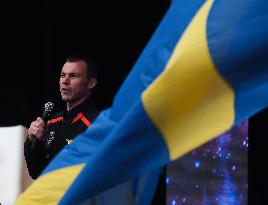 Swedish ESA Astronaut Marcus Wendt Talks About His Space Experiences In Linköping, Sweden.