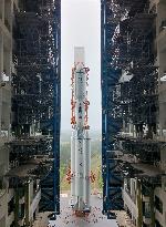 (EyesOnSci) CHINA-RELAY SATELLITE QUEQIAO-2-LAUNCH PREPARATION (CN)