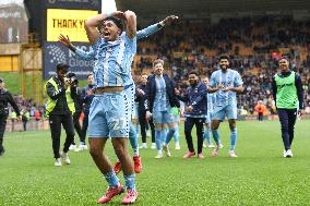 Wolverhampton Wanderers v Coventry City - Emirates FA Cup Quarter Final