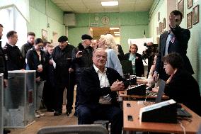 Presidential election in Russia final day - Moscow
