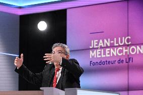 Jean-Luc Melenchon On Dimanche En Politique - Paris