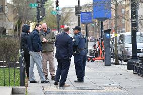 Detectives Look For Evidence At Mass Shooting In Front Of Kennedy Recreation Center