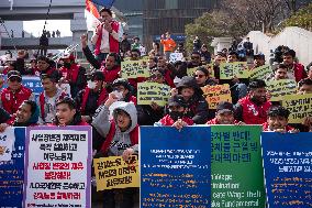 March For The Abolition Of Racial Discrimination In Seoul