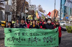 March For The Abolition Of Racial Discrimination In Seoul