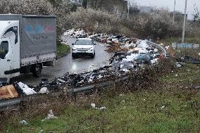 A Wild Dump Near Villepinte Exhibition Center
