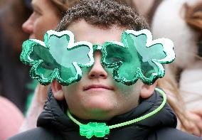 BRITAIN-LONDON-ST. PATRICK'S DAY-PARADE