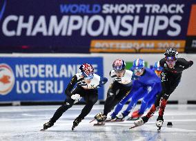 (SP)THE NETHERLANDS-ROTTERDAM-ISU-WORLD SHORT TRACK SPEED SKATING CHAMPIONSHIPS-MEN'S 1000M
