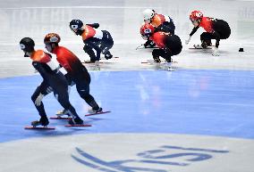 (SP)THE NETHERLANDS-ROTTERDAM-ISU-WORLD SHORT TRACK SPEED SKATING CHAMPIONSHIPS-MIXED TEAM RELAY