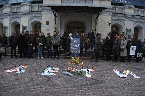 Kyiv remembers victims of Mariupol Drama Theater airstrike