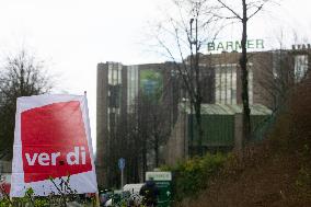 Barmer Health Insurance Workers Go On Strike In Wuppertal