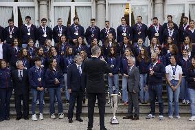King Felipe Receives European Aquatic Championships' Medalists - Barcelona