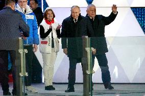 Vladimir Putin landslide victory - Moscow