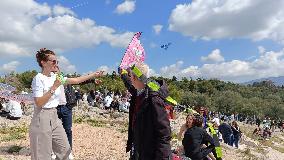 Greeks Fly Their Kites For Clean Monday