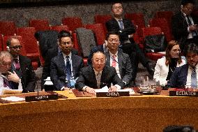 UN-SECURITY COUNCIL-NUCLEAR DISARMAMENT AND NON-PROLIFERATION-CHINESE ENVOY