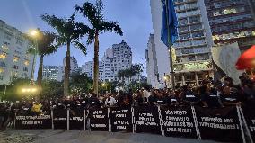 Demonstration In Sao Paulo, Brazil