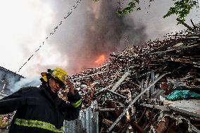 THE PHILIPPINES-QUEZON CITY-FIRE