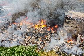 THE PHILIPPINES-QUEZON CITY-FIRE