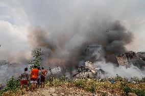 THE PHILIPPINES-QUEZON CITY-FIRE