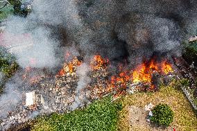 THE PHILIPPINES-QUEZON CITY-FIRE