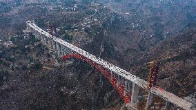CHINA-GUIZHOU-BAISHUIHE BRIDGE-CONSTRUCTION (CN)
