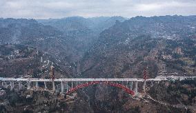 CHINA-GUIZHOU-BAISHUIHE BRIDGE-CONSTRUCTION (CN)
