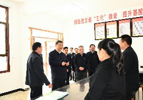 CHINA-HUNAN-CHANGDE-XI JINPING-INSPECTION (CN)