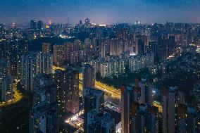 High-rise Buildings in Downtown Chongqing