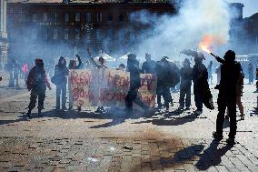 Protest For Better Wages And Better Public Services In Toulouse