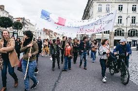 Public Workers Protest In Rennes, France