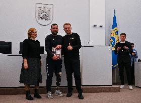 National team of Ukraine awarded in Lviv upon returning from US Air Force competition
