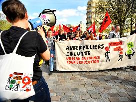 Public Sector Workers Demonstrate - Paris