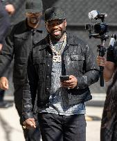 50 Cent At Jimmy Kimmel Live - LA