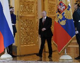 Putin Meets With His Election Agents - Moscow