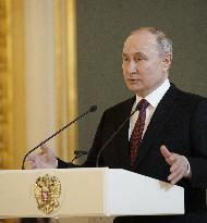 Putin Meets With His Election Agents - Moscow