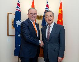 AUSTRALIA-CANBERRA-AUSTRALIAN PM-CHINA-FM-MEETING
