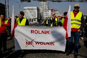 Polish Farmers Protest In Krakow