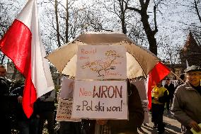 Polish Farmers Protest In Krakow