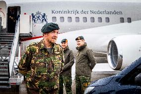 King Willem-Alexander Visits Operation Interflex - UK