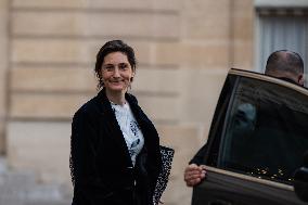 Council Of Ministers At The Elysee Palace