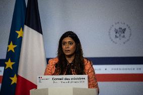 Council Of Ministers At The Elysee Palace