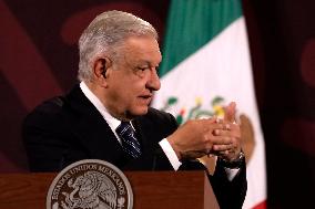 Mexican President, Lopez Obrador Daily Briefing