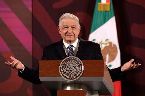 Mexican President, Lopez Obrador Daily Briefing
