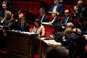 Government Question Time Session At The French National Assembly