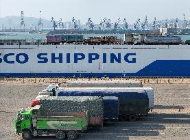 Trade Export in Yantai Port